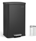 Amazon｜Mbillion ゴミ箱 おしゃれ ふた付き ステンレス 50リットル